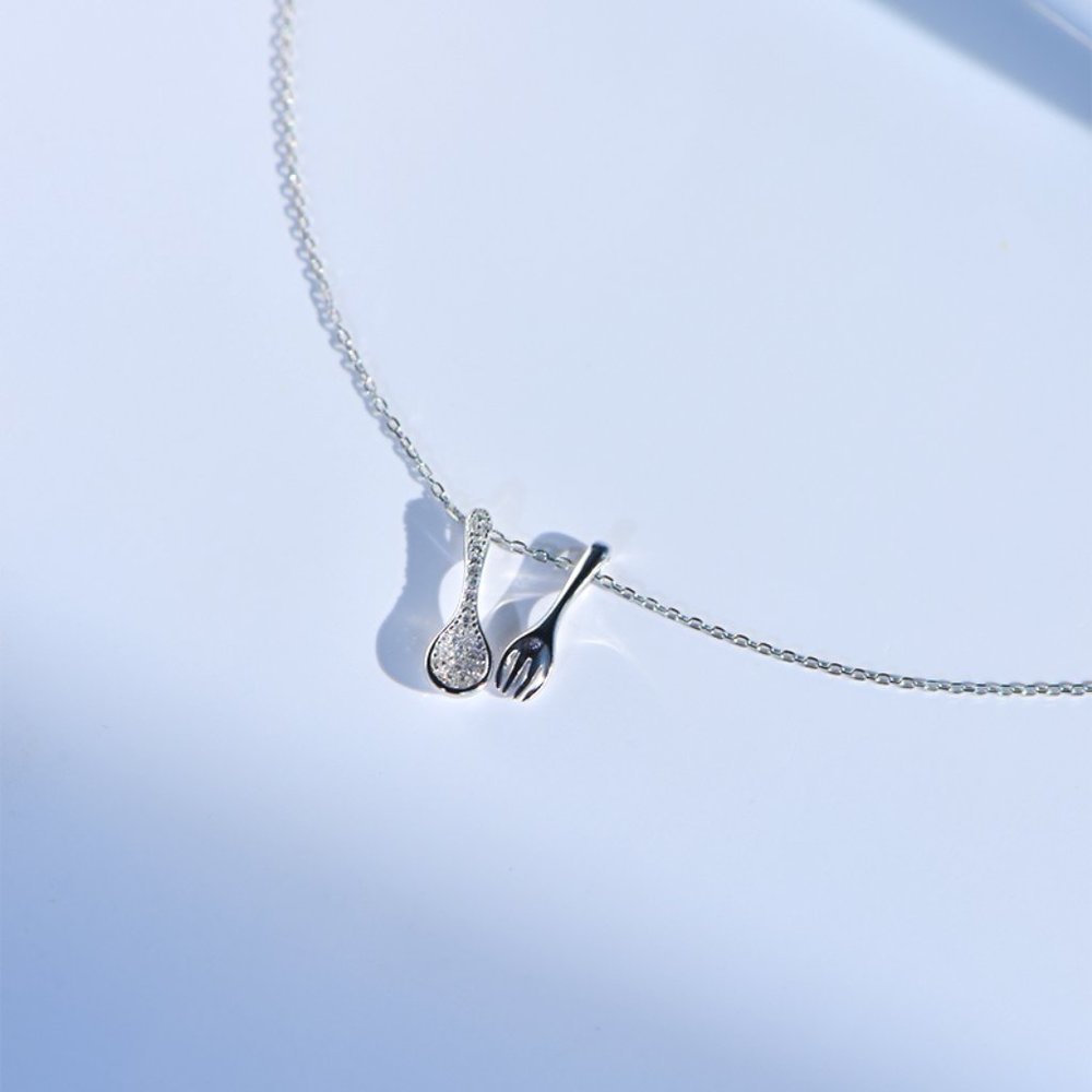 fork spoon necklace